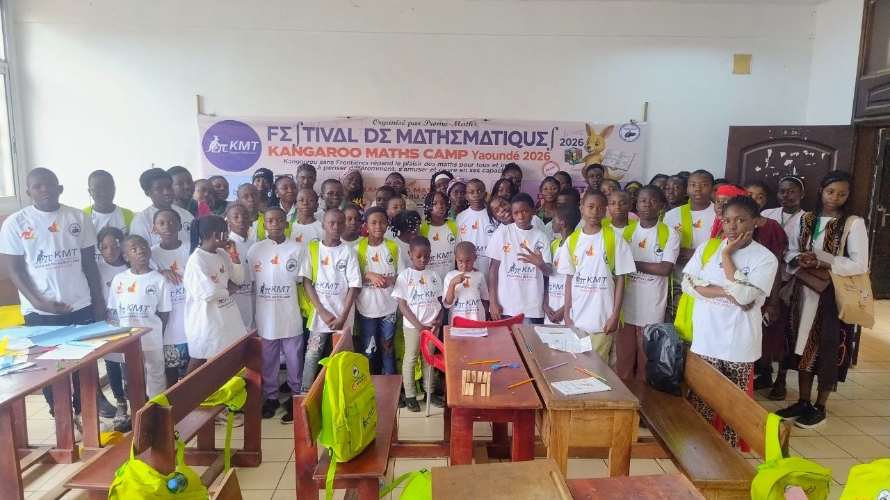 Kangaroo Maths Camp Yaoundé 2026 participants