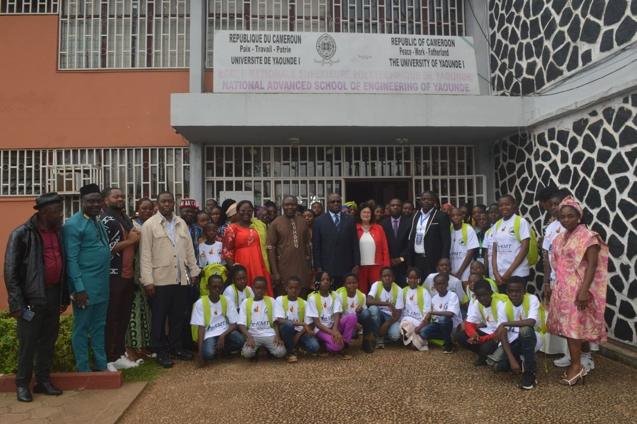 Kangaroo Maths Camp Yaoundé 2026 closing celebration